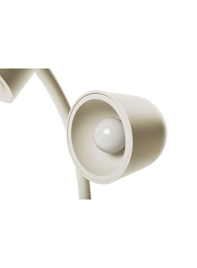 Fatboy Little Lebow Table Lamp (H 42 cm) - Bone | Dimmable Warm White 2700K, Rotatable Lampshades, Adjustable Brightness, Indoor Use, Powder-Coated Steel & Aluminum, Designed by Kranen/Gille - Image 5